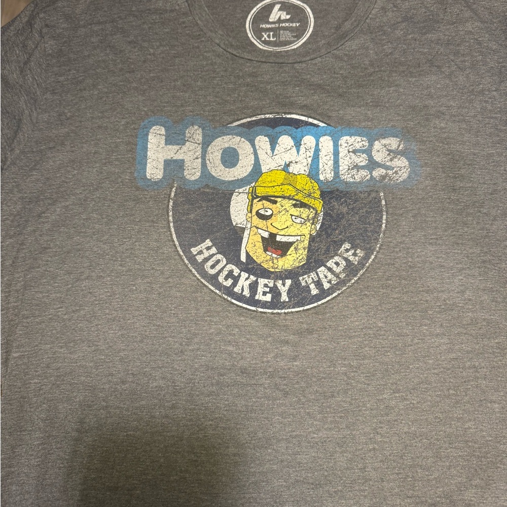 Gray Graphic Short Sleeve Tee - Hockey Tape